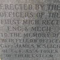 First Michigan Regiment memorial stone